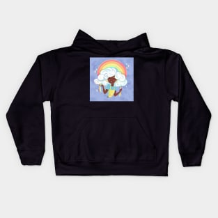 Raining Rainbows Kids Hoodie